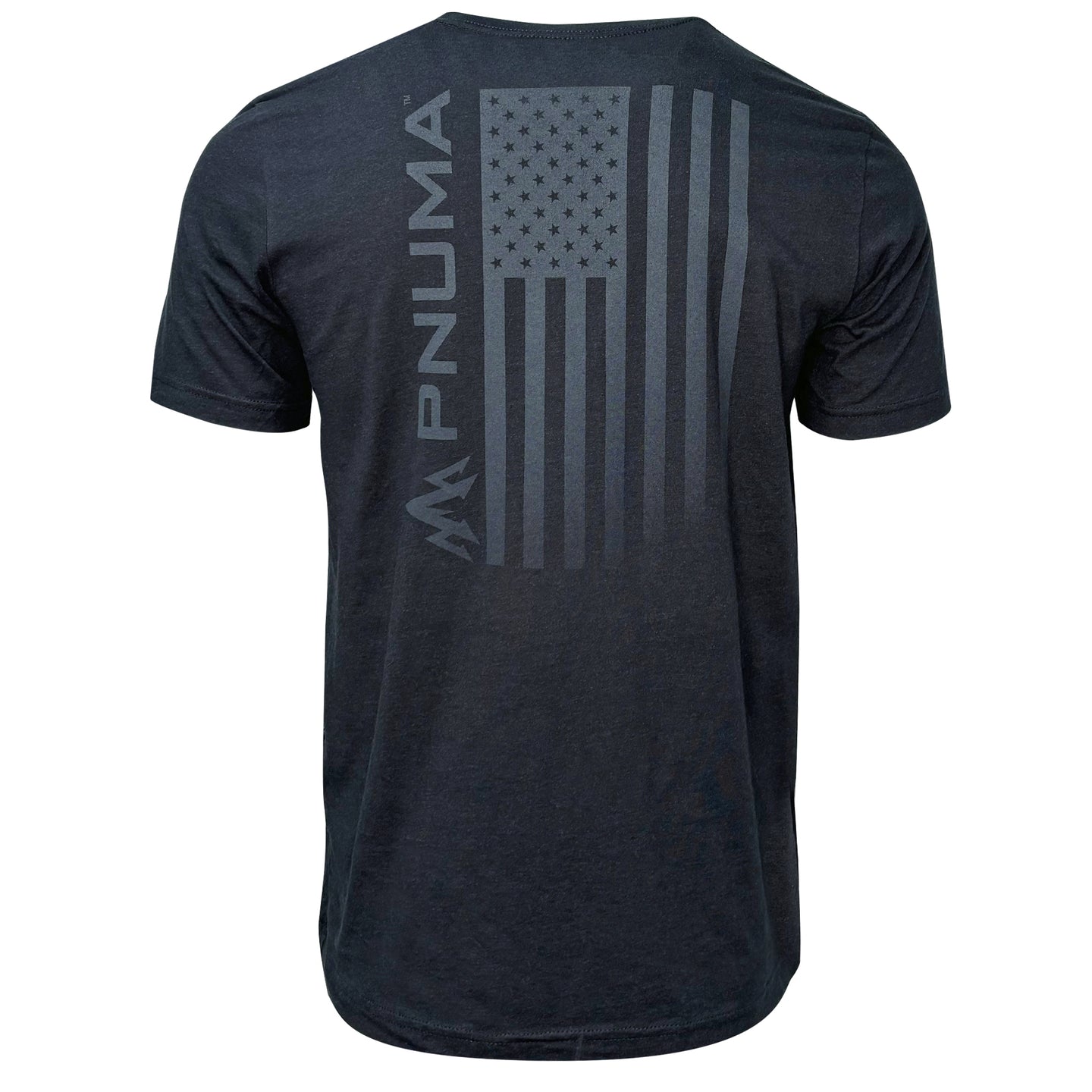 Pnuma Outdoors Americana Tee Shirt Charcoal SS-TS-AM