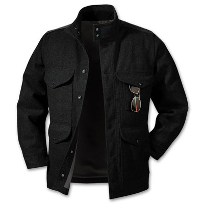 Filson XS Black Greenwood Wool Jacket 10202
