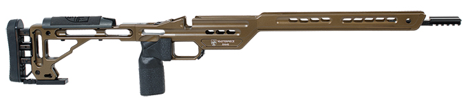 Masterpiece Arms BA Hybrid Chassis Rem700 LA RH Burnt Bronze