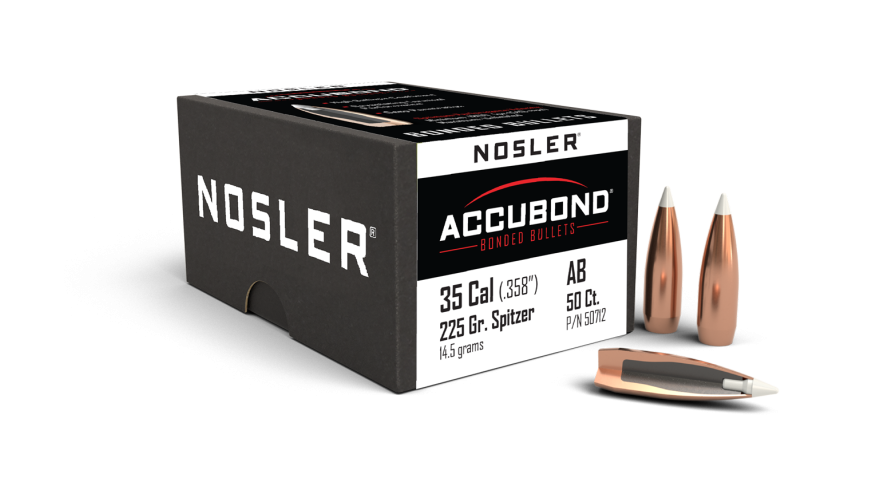Nosler AccuBond AB - 35 225g SP (50ct, M/P of 3) Bullets 50712