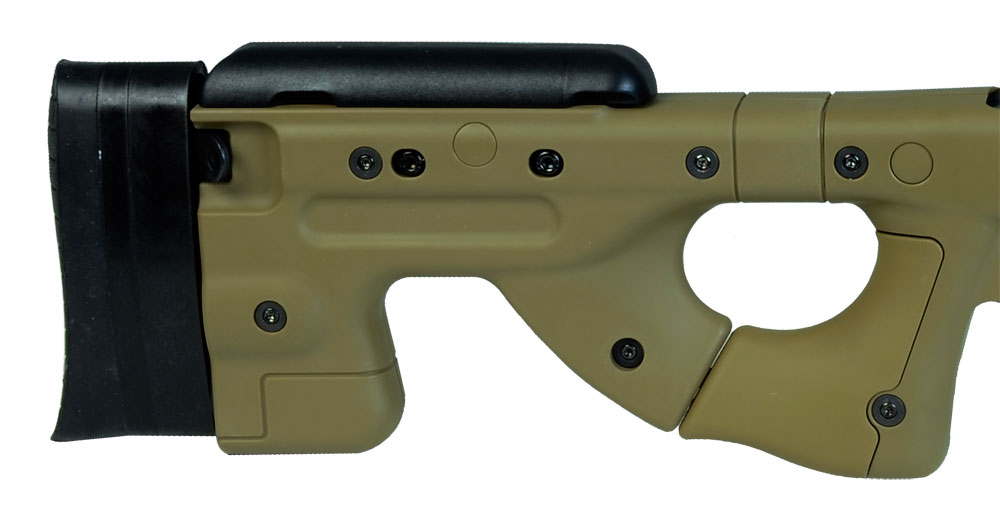 AICS Stock 1.5 Dark Earth Fixed Stock - Long Action