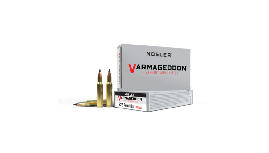 Nosler Varmageddon VGA - 222 Rem 50g VG FBT (20ct) Ammunition 65137
