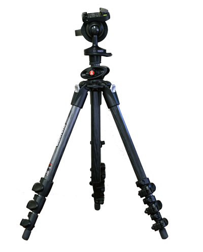 Manfrotto 190CX Pro4 Carbon Tripod with 322RC2 Pro head, Excellent Shape (Like New) - UA318