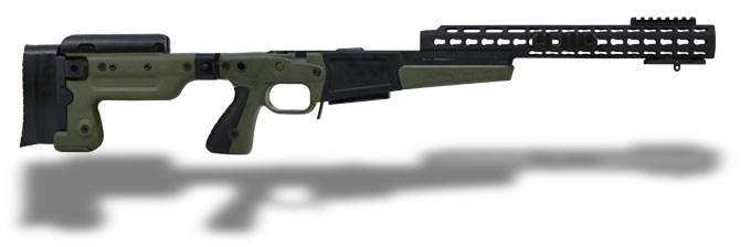 Accuracy International AX Chassis Folding Stock 20224FCGR