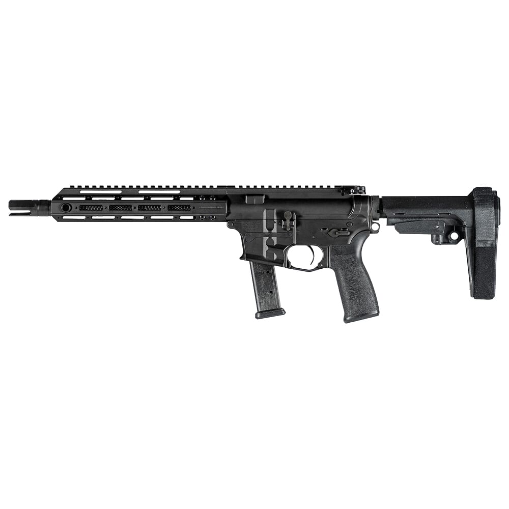 Christensen Arms CA9MM 9mm 10.5" 1:10" M-LOK Black AR Pistol w/SBA3 Tactical Brace 801-11007-00