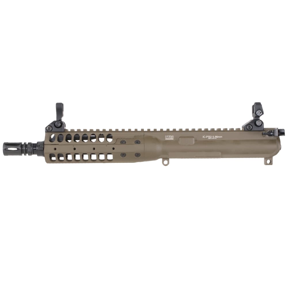 LWRC IC-PSD 5.56mm NATO 8.5" 1:7" 1/2x28 Bbl Patriot Brown Personal Security Detail Complete Upper Receiver ICPSDU5PBC8