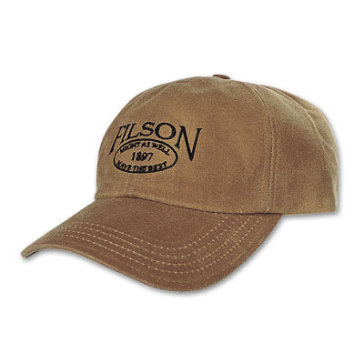 Filson Tin Cloth Low Profile Cap Tan LG 60060