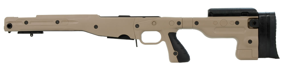 AICS AT M700 1.5 .223 Pale Brown Stock 26708PB