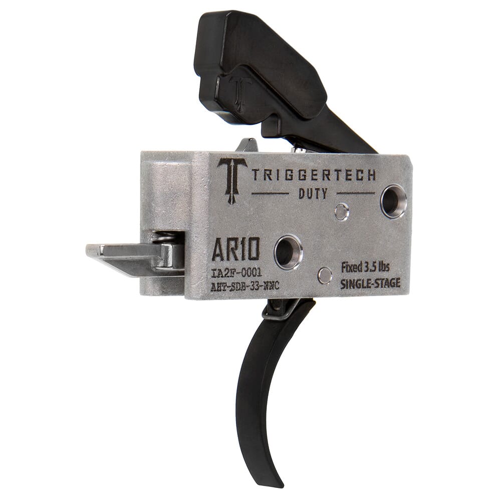 TriggerTech AR10 Single Stage Duty Black/Die-Cast 3.5lb Trigger AHT-SDB-33-NNC