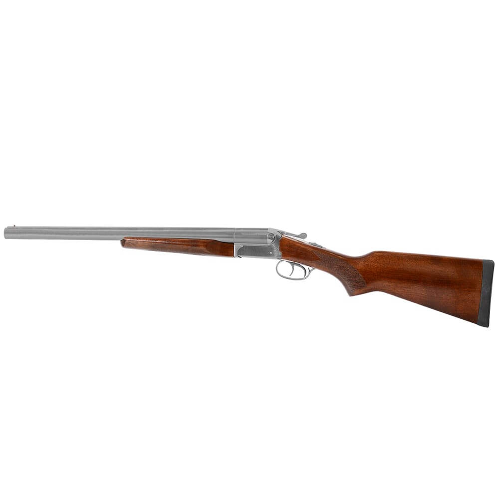 Stoeger Coach Gun DT 12-ga 3" 20" A-Grade Satin Walnut, Polished Nickel Side-by-Side Shotgun 31482