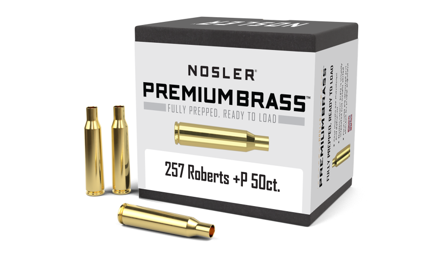 Nosler Premium Brass Box Brass - 257 Roberts +P (50ct) Brass 10135