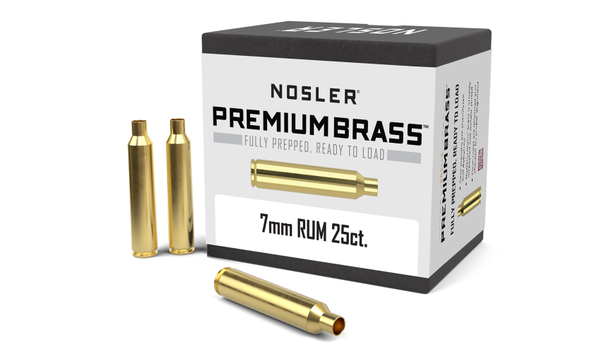 Nosler Premium Brass Box Brass - 7mm RUM (25ct) Brass 10188