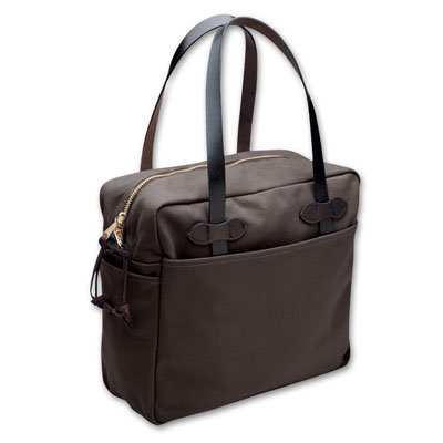 Filson Brown Zipper Tote Bag FIL-70261-BR