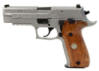 Sig Sauer P226 Stainless Engraved 9mm Pistol E26R-9-SSS-ESM