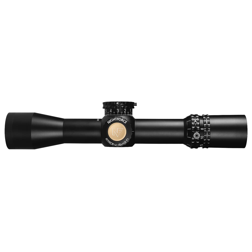 Nightforce ATACR 4-16x42mm F1 Riflescope ZeroHold .1 Mil-Radian Capped Windage DigIllum 12 Mil PTL Mil-XT Like New Demo C615