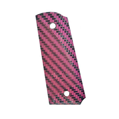 Kimber Carbon Fiber Pink/Gray Compact Grips 4000926