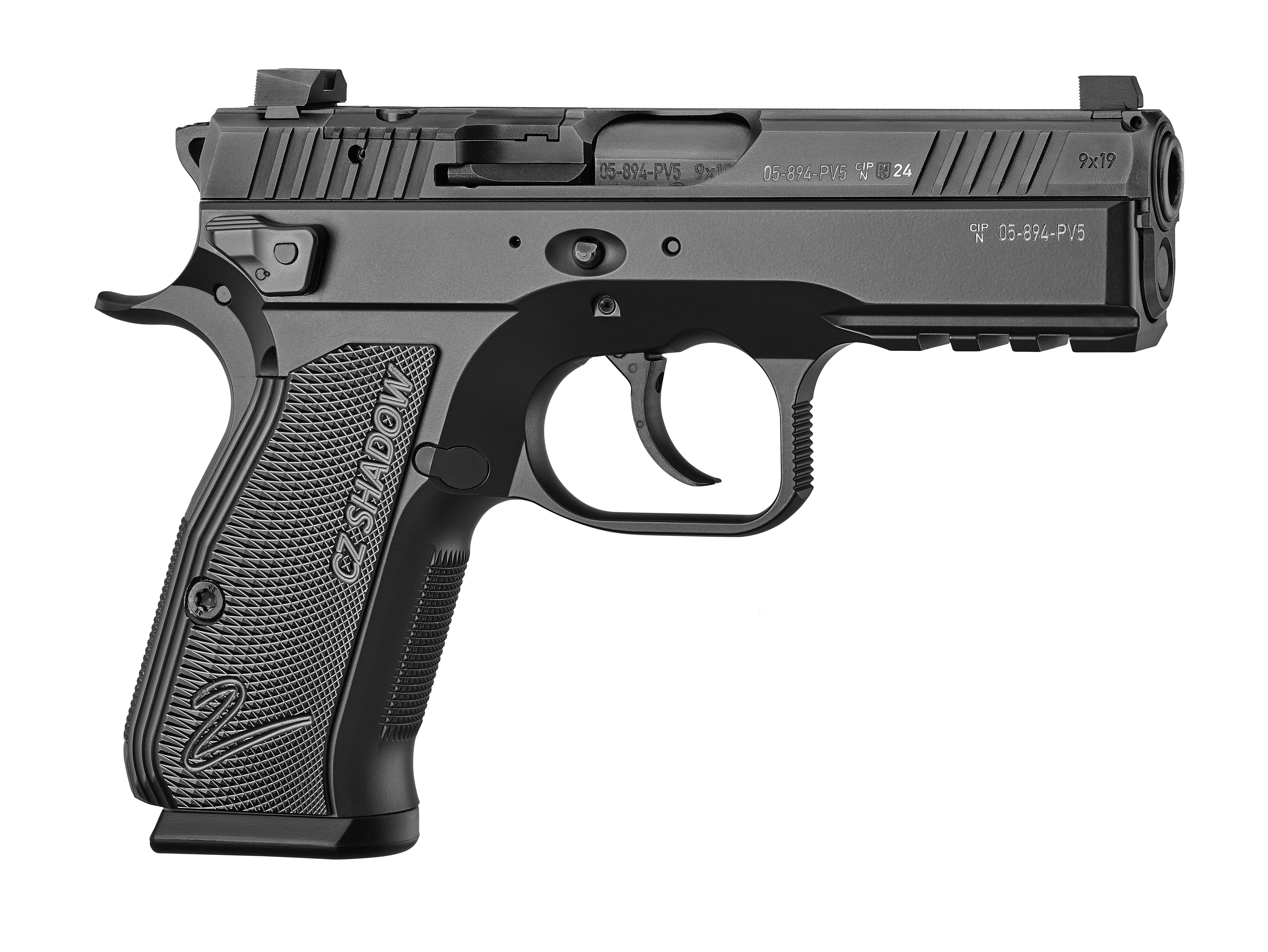 CZ-USA Shadow 2 Carry 9mm 4&quot; Bbl 15rd Optics-Ready Compact Pistol 91244