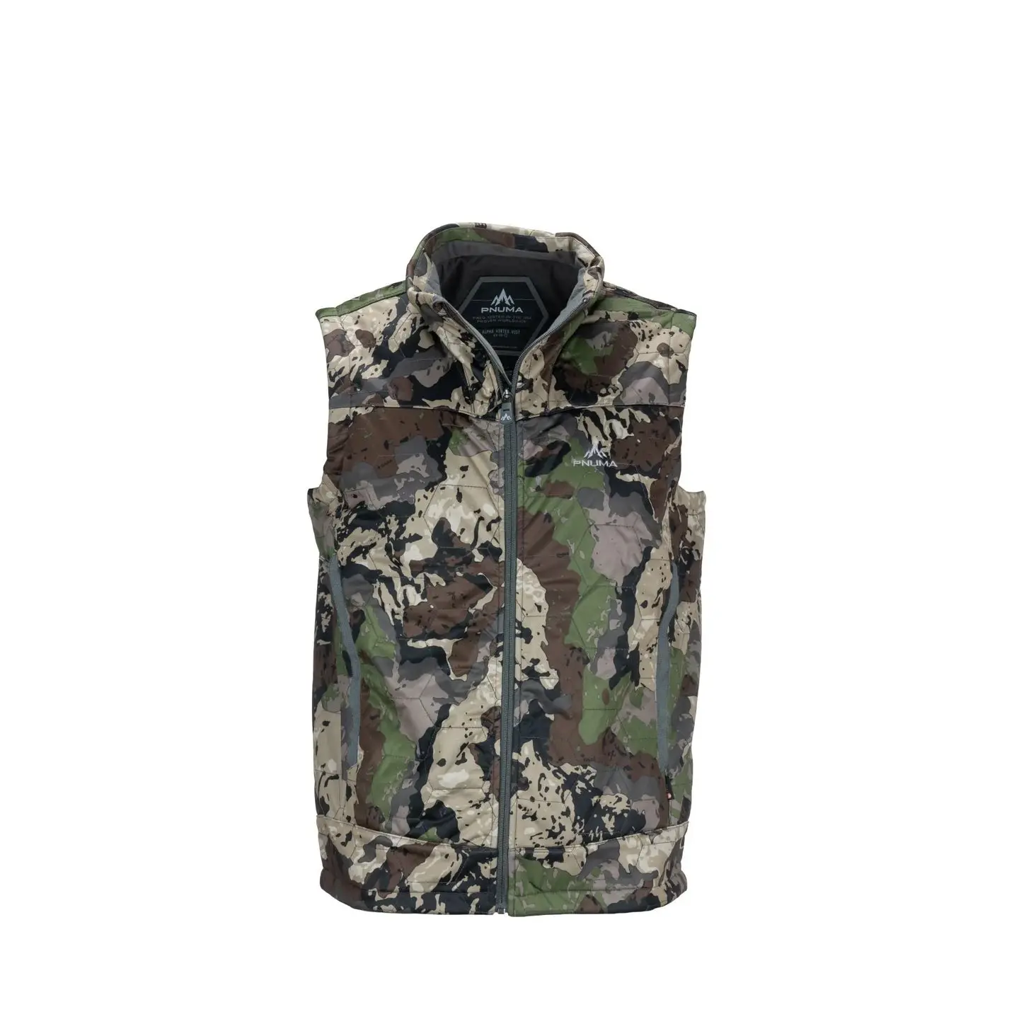 Pnuma Outdoors Alpha Vertex Vest, Caza Camo XLT AV-VE-CZ-XLT