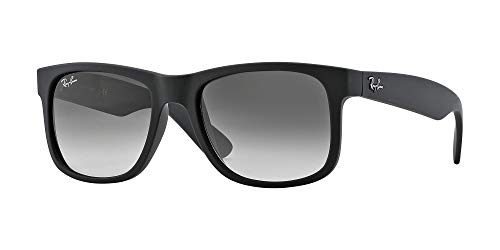 Ray-Ban Justin Rubber Black Light Grey Gradient Dark Grey 0RB4165-6018G51