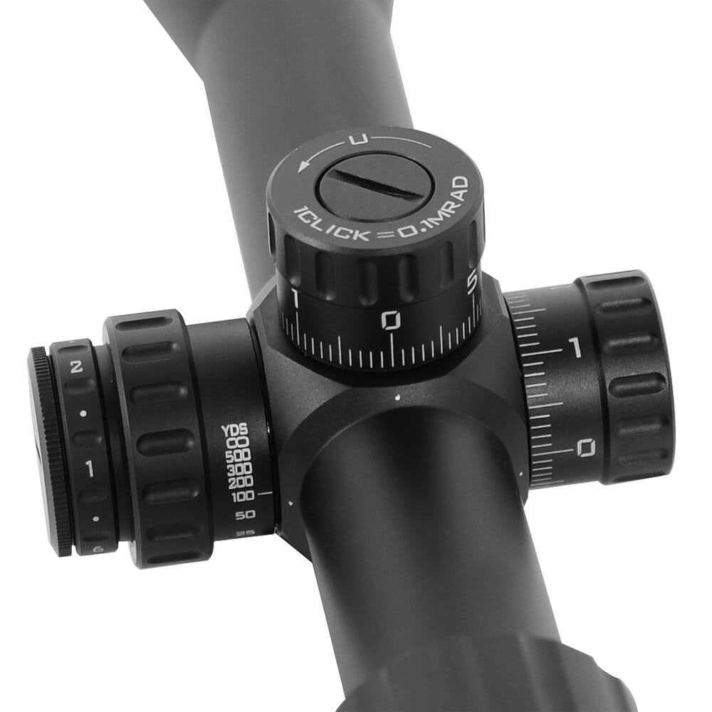 US Optics TS 5-25x50mm; 30 mm Tube; Digital Red FFP CMS Reticle Riflescope TS-25X-CMS