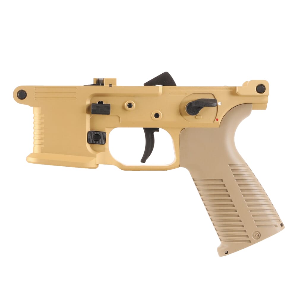 B&T APC9 PRO Aluminum Coyote Tan Semi-Auto Trigger Group Complete Lower Receiver BT-361669-CT