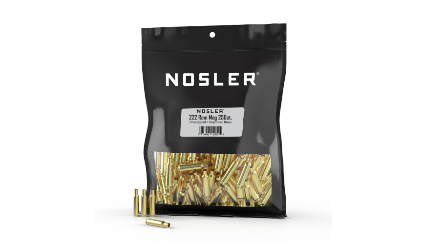 Nosler Brass - 222 Rem Mag (250ct) Bulk Brass Bag 10059
