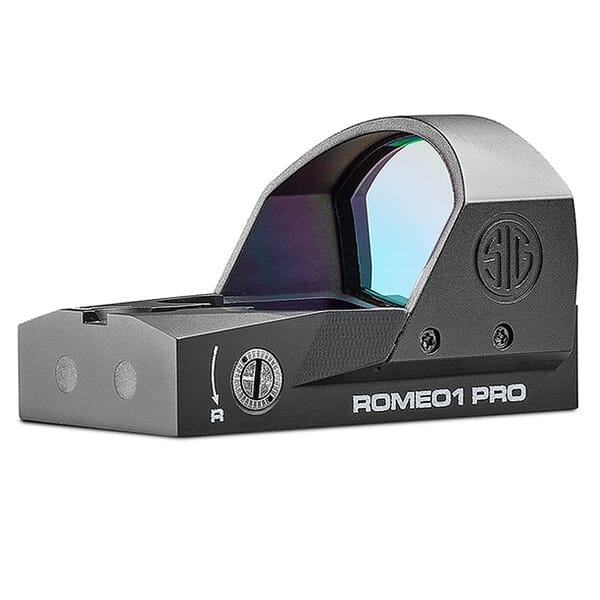 Sig Sauer ROMEO1PRO, 3 MOA, 1.0 MOA Adjust, Steel Shroud, Black SOR1P100