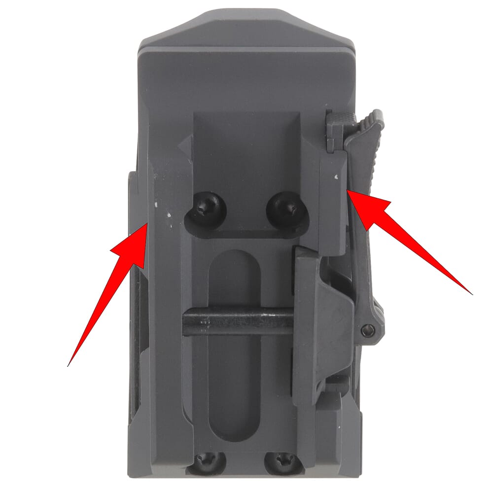 Holosun USED HS510C Multi-Reticle Circle Dot Open Reflex Sight w/ Solar Failsafe, Shake Awake, and QD Mount HS510C Small Paint Chips on Bottom UA2718