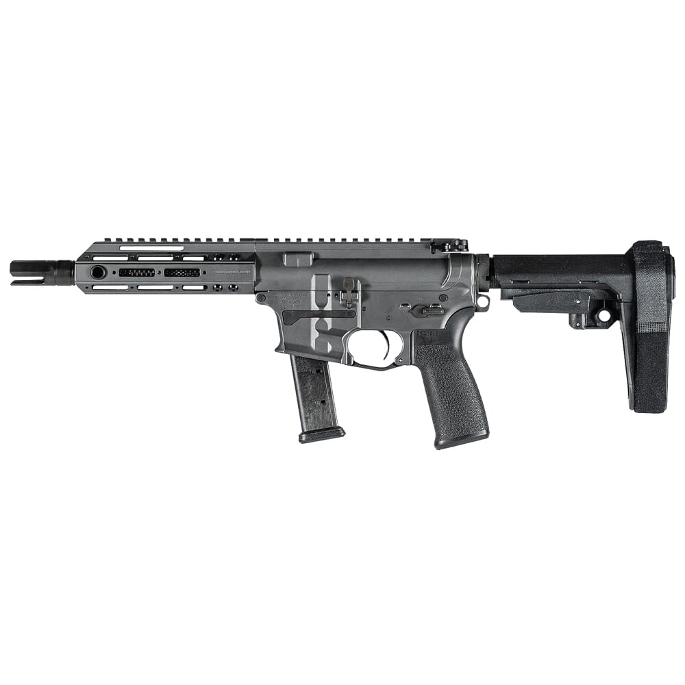 Christensen Arms CA9MM 9mm 7.5" 1:10" Bbl M-LOK Tungsten Like New Demo AR Pistol w/SBA3 Tactical Brace 801-11006-02