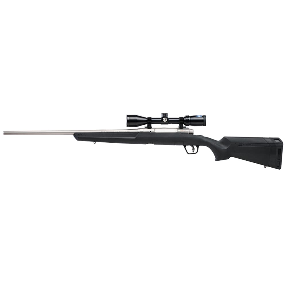Savage Arms AXIS II XP Stainless .243 Win 22" 1:9.3" Bbl Black BA Rifle w/Bushnell 3-9x40mm Scope & (1) 4rd Mag 57103