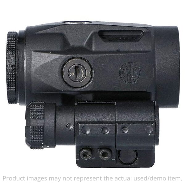 Sig Sauer USED JULIET3-Micro 3x22mm Black Magnifier w/Push-Button Mount SOJ3M001 Light Mount Marks UA4859