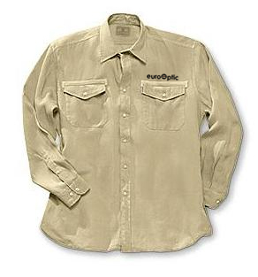 Safari Linen Shirt Khaki Large