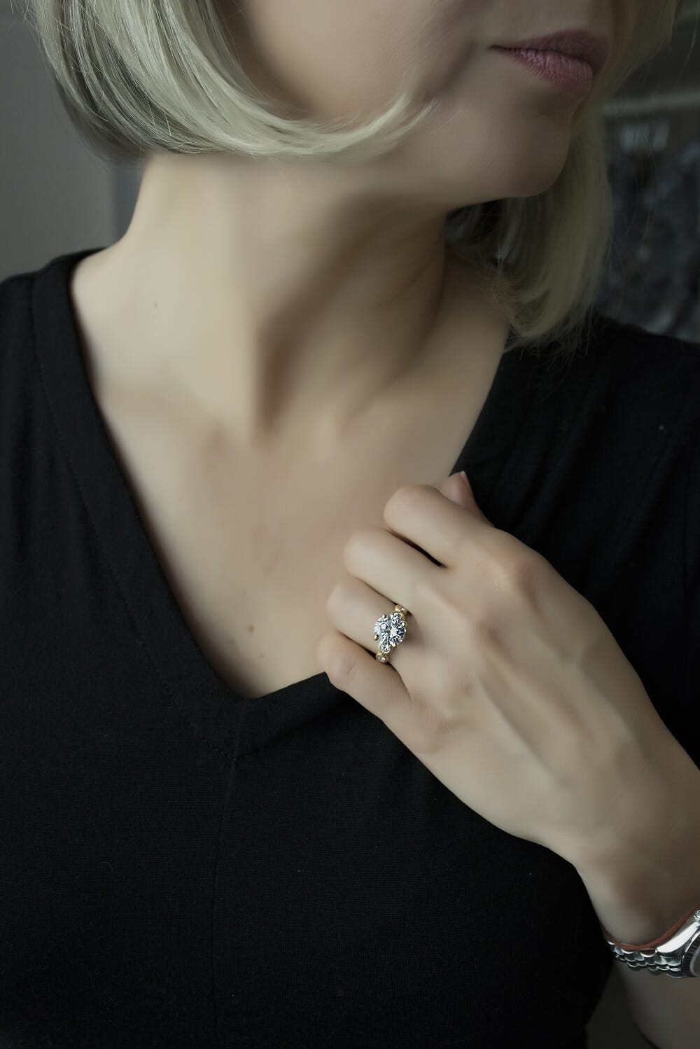 Alex Sepkus 18K and Diamond "Candy" Mounting
