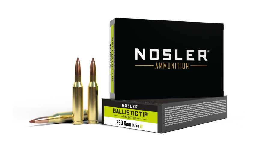 Nosler Ballistic Tip BTA - 260 Rem 140g BT SP (20ct) Ammunition 61027