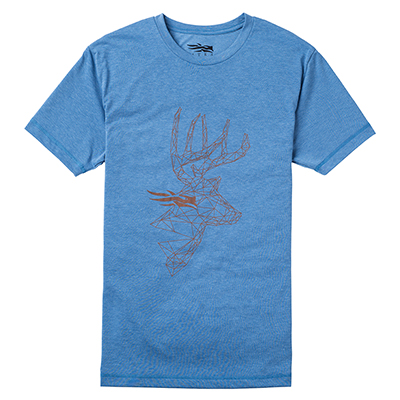 Sitka Network Tee SS Lake Blue XX Large|20041-LB-XXL