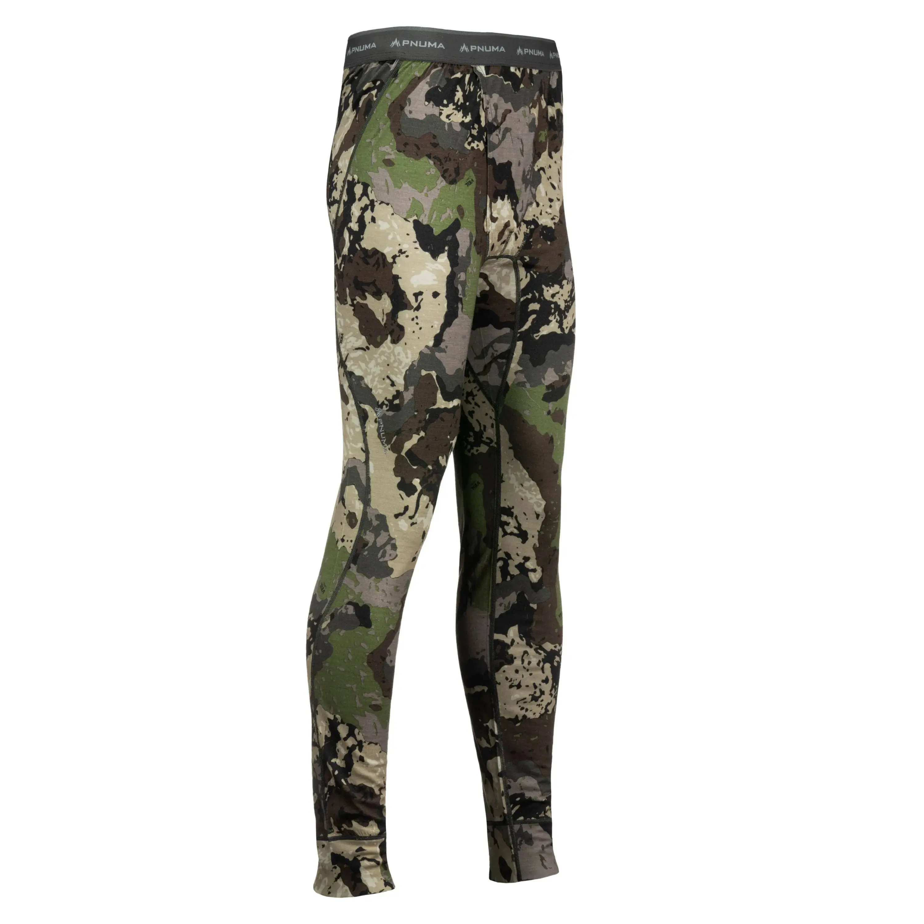 Pnuma Outdoors Merino Wool Base Layer Pant, Caza Camo 3XL P405CXXX