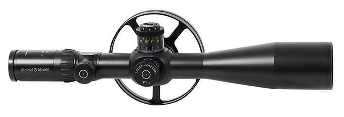 Schmidt Bender 12.5-50x56 FTII FTDOT 1cm CW BLK Scope