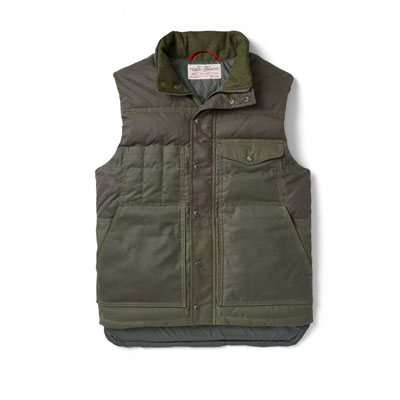 Filson Down Cruiser Vest Otter Green XS 10641