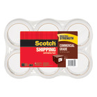 Scotch® Commercial Grade Shipping Packaging Tape 3750-6, 1.88 in x 54.6
yd (48 mm x 50 m) 6 pk