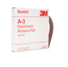 Scotch® Electrician's Abrasive Roll A-3, 1 in x 25 yd, 120 J-weight, 10
ea/Case