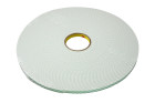 3M™ Double Coated Urethane Foam Tape 4008, Off White, 3/8 in x 36 yd,
125 mil, 24 rolls per case