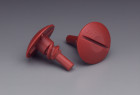3M™ Roloc™ + Button 7, 3/8 in Red