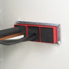 3M™ Fire Barrier Pass-Through Triple Mounting Brackets PT4TMB, 1 pair, 4
in Square, 24 pairs/case