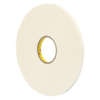 3M™ Double Coated Polyethylene Foam Tape 4466, White, 1 1/2 in x 36 yd,
62 mil, 6 rolls per case