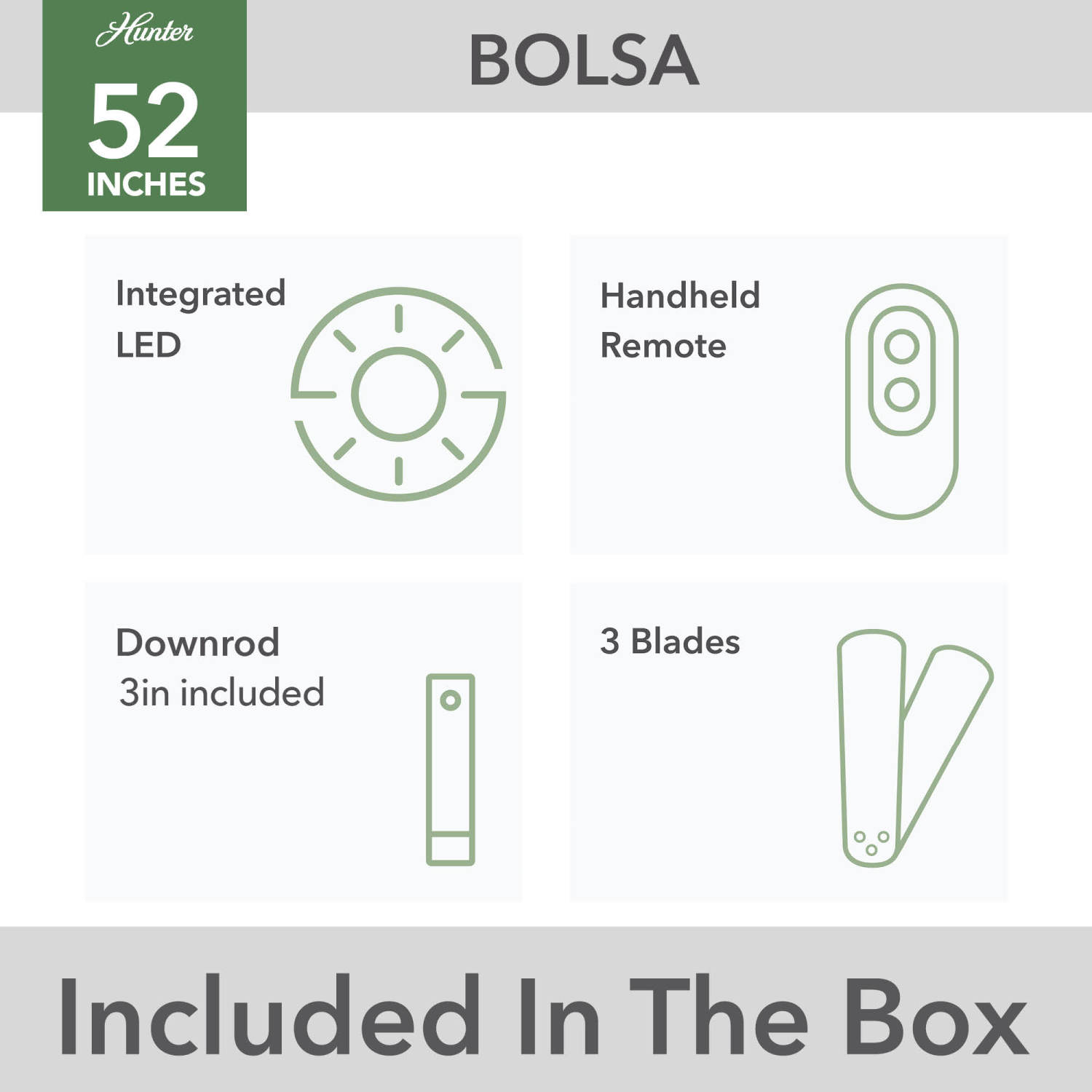 Included in the box