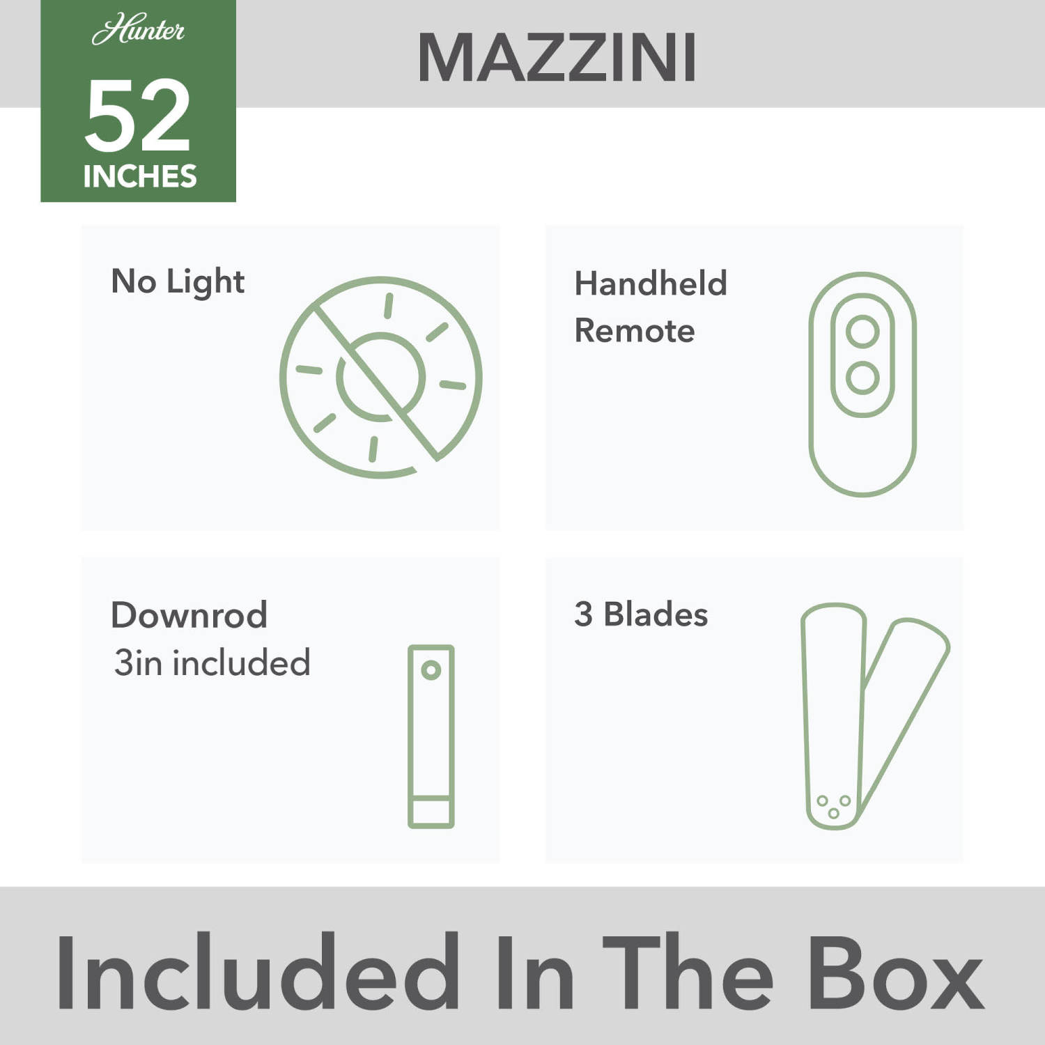 Included in the box