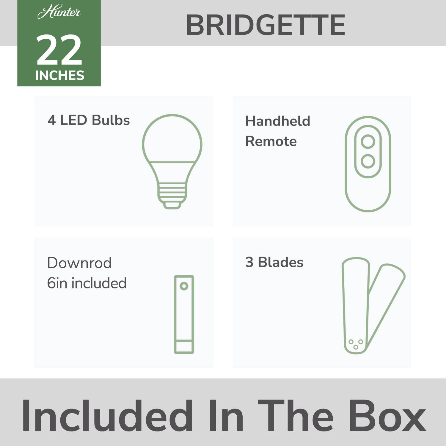 Included in the box