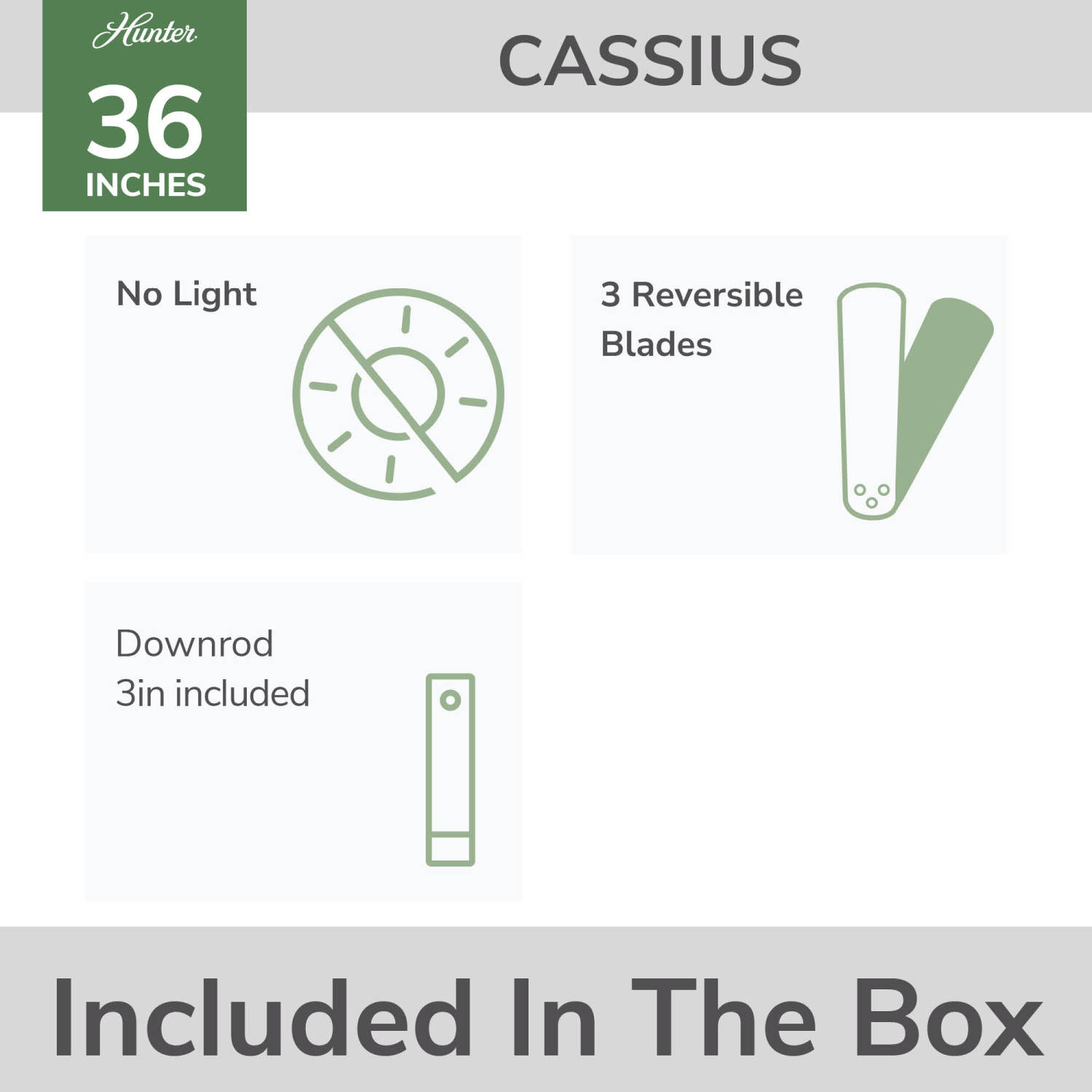 Included in the box