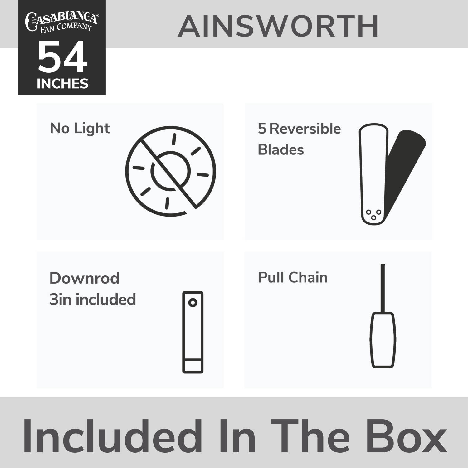 Included in the box