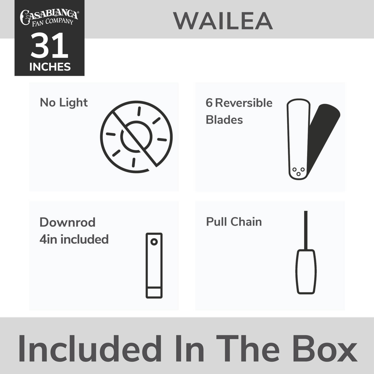 Included in the box